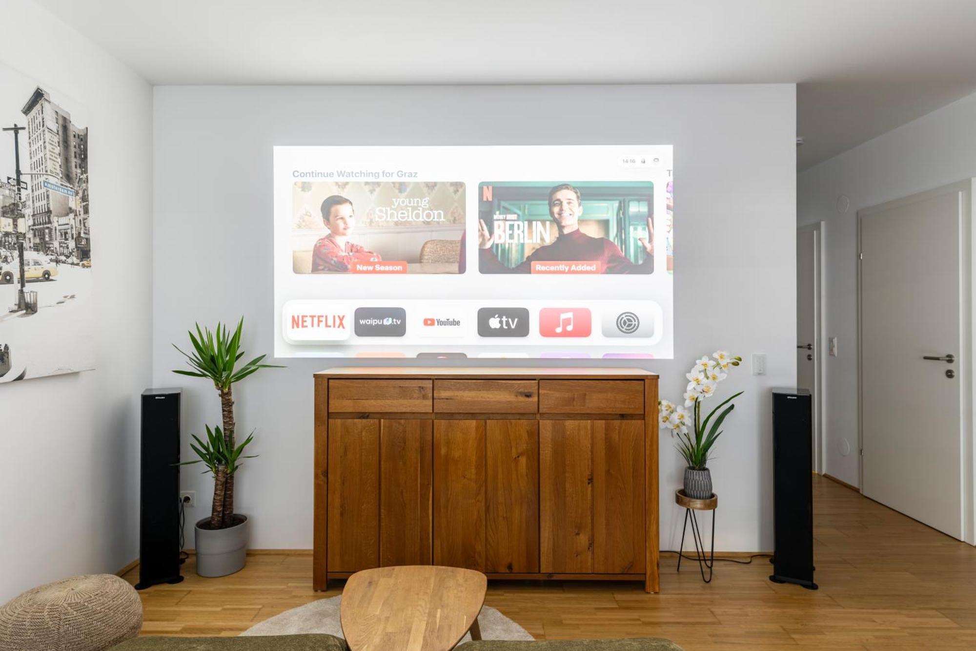 Edler Wohnraum Panoramablick 3 Sz Boxspringbetten, E-Ladestation, Kaffeevollautomat, Klima, Lift, Terrasse & 2Xtg Graz Luaran gambar