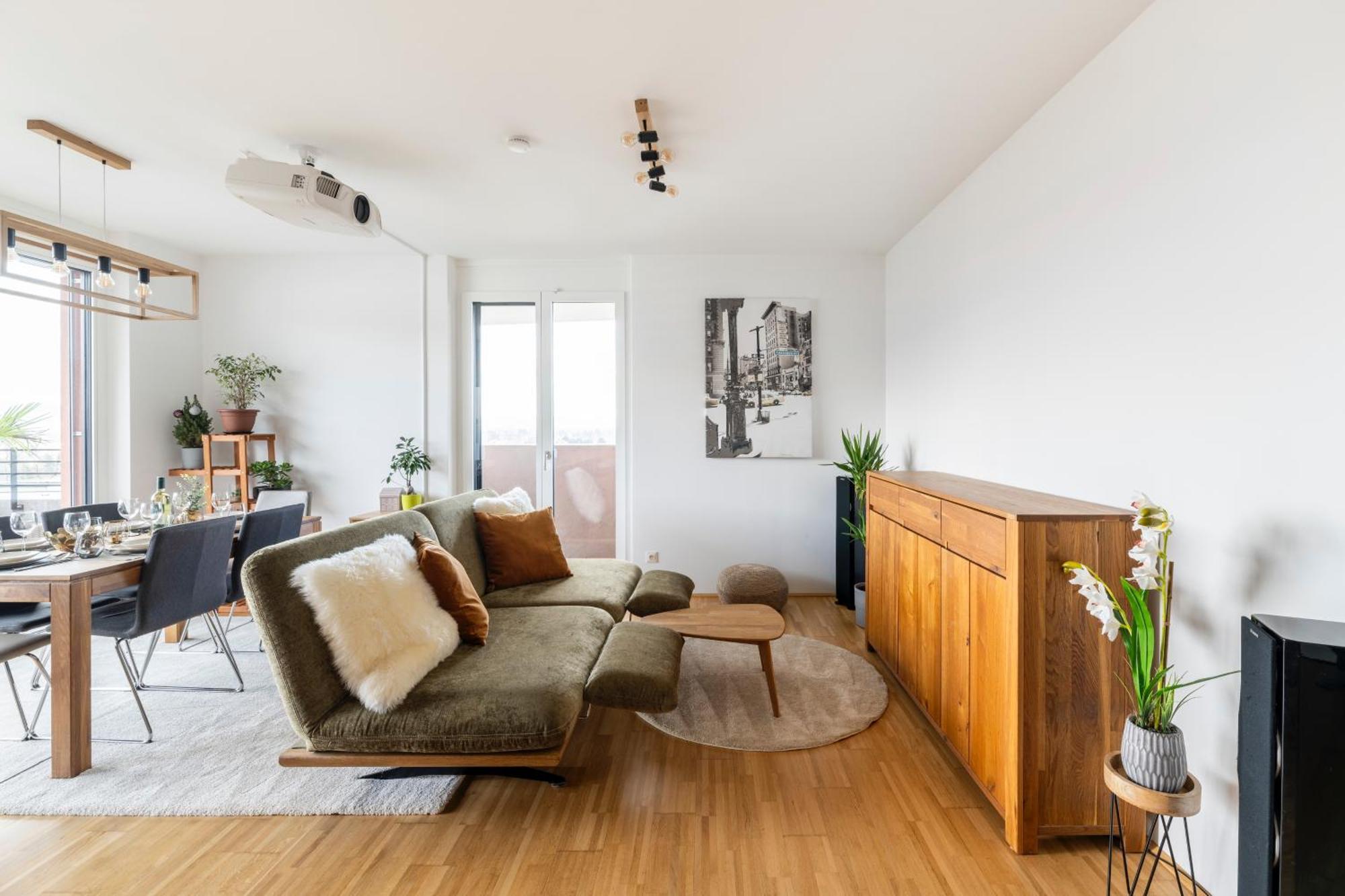 Edler Wohnraum Panoramablick 3 Sz Boxspringbetten, E-Ladestation, Kaffeevollautomat, Klima, Lift, Terrasse & 2Xtg Graz Luaran gambar